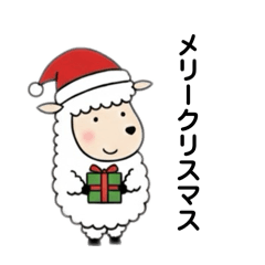 恩典小羊貼圖（過年聖誕節）日文版