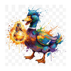 Abstract Alchemy Duck