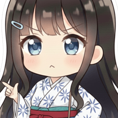 アオイさんの袴コスで日常連絡