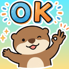 Kawauso-kun Daily Otter Stickers