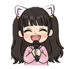 QQ粉紅可愛Q版女孩