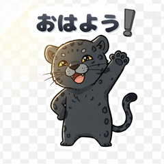 Cute Little Kuro's Daily Stickers