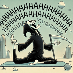 Meditating Grim Reaper