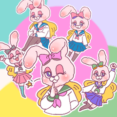 うさぎ頭のセーラー少女2