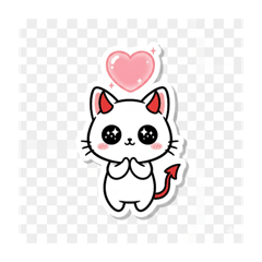 Mischievous DevilCat Expressions06