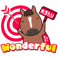 Wondaho Year of the Horse Stickers