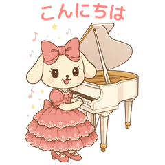 Crystal-chan Polite Dress Stickers