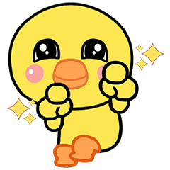 Smiling Big-Eyed Chick Popup