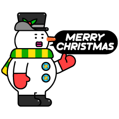 팝하고 컬러풀한 겨울·크리스마스 스티커!