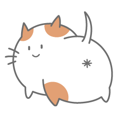 Cat showing its butt