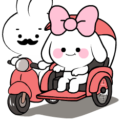 Rabbit Pita : Animated Stickers