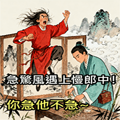 DAC01-歇後語-急驚風遇上慢郎中