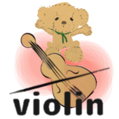 move orchestra Violin bear English ver