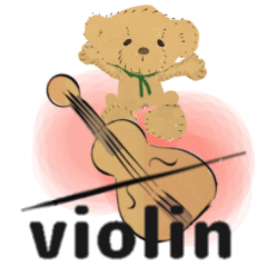 move orchestra Violin bear English ver