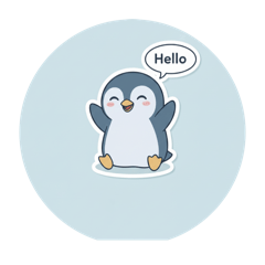 企鵝日常之可愛貼圖