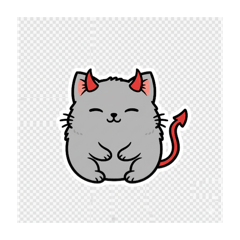 Mischievous DevilCat Expressions08