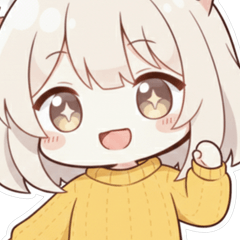 白子さんの年末年始の挨拶スタンプ(1)