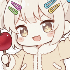 白子さんの年末年始の挨拶スタンプ(2)