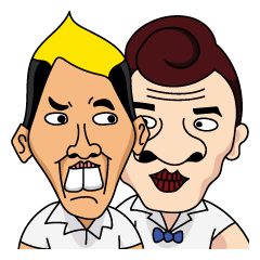 Funny friends together – LINE stickers | LINE STORE