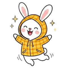 น้องต่ายฮู้ดเหลืองลายสก๊อต V.2