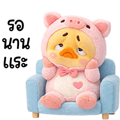 Grumpy Duck cute Pig outfit