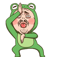 Frog Funny Man 3