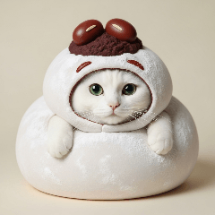 迷い猫(おもち) アレンジ用]おもち猫 - LINE スタンプ | LINE STORE
