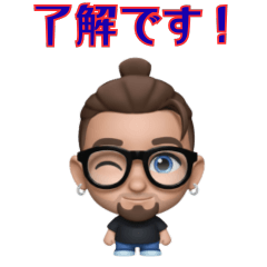 Hiro's Friendly Daily & Work Stickers