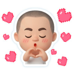 寸頭大叔的日常生活用語貼圖