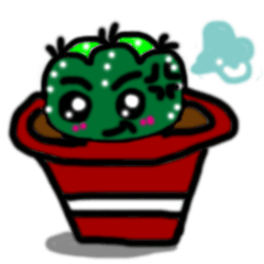 Hand Painted cactus