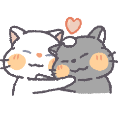 小灰喵與小白喵