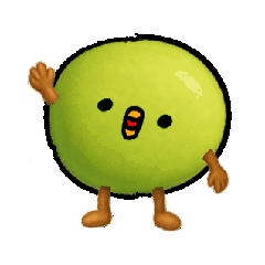 動く！枝豆の中の人