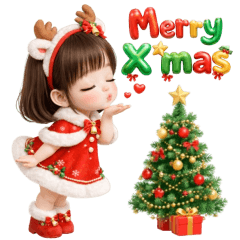 น้องแฮปปี้น่ารัก : อวยพรคริสต์มาสปีใหม่