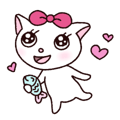 Cheerful cat, myomyo