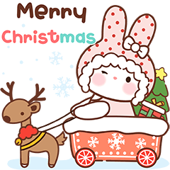 Rabbit Cute Girl New Year's Day