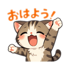 Daily Hello Cat Stickers