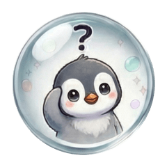 penguin sticker puku