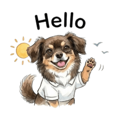 Chocolate-and-Tan Chiweenie Chocolat