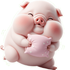 大屁屁粉紅豬決定今天耍廢到底