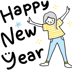 New year Minnie minimal