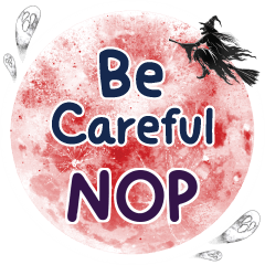 NOP Be careful One word e