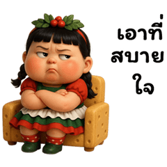 A mischievous child on Christmas Day-Big