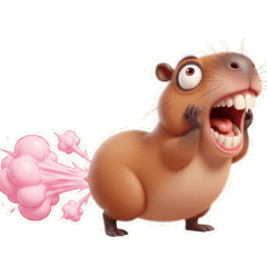 怒り爆発でもやっぱり可愛いお尻の大きなカ