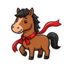 2026 Year of the Horse Blessing Stickers
