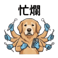 黃金亮亮的診所崩潰日常(牙助篇)