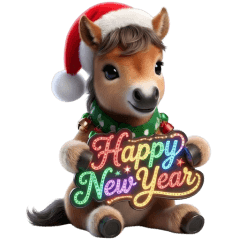 สวัสดีปีม้า ไม่มีคำพูด (No text)