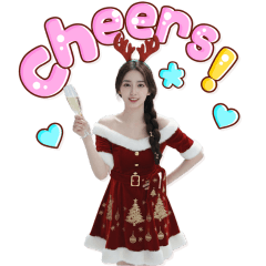 มิกิ สาวสวยน่ารัก อวยพรปีใหม่