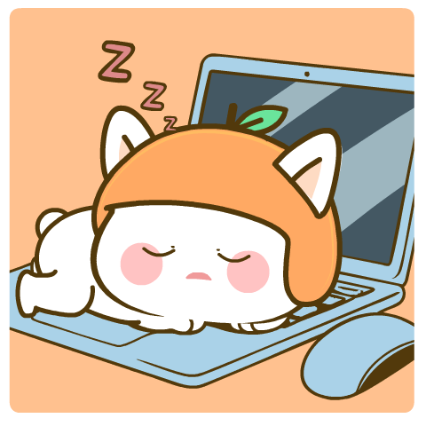 Bubu Orange : Pop-up stickers