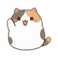 Relaxing Mike Cat Stickers