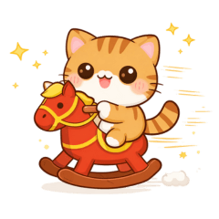 橘貓福氣過新年